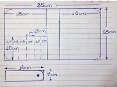 a drawing of a room with measurements for the wall and floor area in front of it