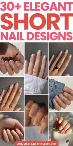 30+ Classy Short Nail Designs: A Minimalist’s Dream Mani Discover 30+ classy short nail designs that are a minimalist’s dream! Perfect for any occasion, these chic and simple styles offer elegance without the hassle.

short nail designs | short nails | short classy nails | short summer nails | short acrylic nails | short square acrylic nails | shorties nails | short nail ideas | short nails inspo | cool short nails | short nails inspo | simple short nails