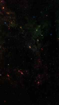 an image of the night sky with stars and bright lights on it's surface