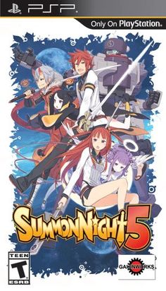 the game cover for summon nights 5