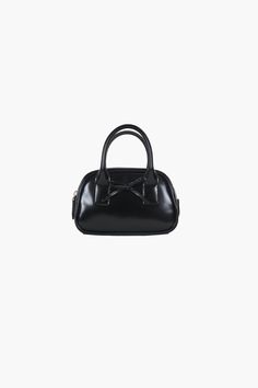 SECURE BAG IN BLACK Luxury Formal Shoulder Bag With Bow, Elegant Formal Shoulder Bag With Bow, Chic Formal Shoulder Bag With Bow, Formal Shoulder Bag With Detachable Bow, Black Formal Bag With Bow, Formal Black Bag With Bow, Black Round Handle Business Bags, Black Rectangular Bag With Bow, Chic Evening Bag With Detachable Bow