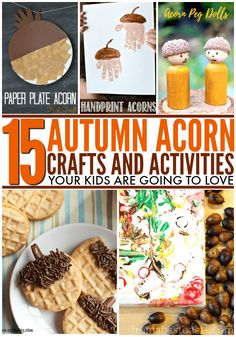 Stick Projects, Fall Crafts For Toddlers, Fall Crafts For Adults, Preschool Crafts Fall, Acorn Crafts, Painting Paper