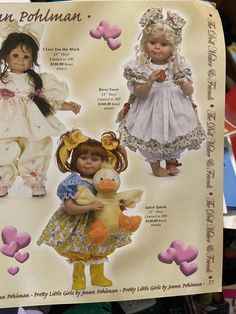 the pattern for dolls is shown here