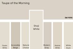 the most neutral paint colors in the world, with different shades and names for each color