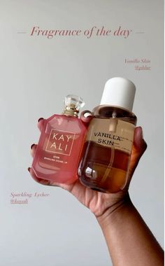 Love love love this combo super sweet and delicate smelling and such a compliment grabber Kayali Perfume Combo, Sweet Scented Perfume, Fruity Scent Combos, Finery Perfume Combos, How To Smell Sweet, Best Scent Combos, Smell Good Combo, Victoria's Secret Bare Vanilla, Kayali Vanilla