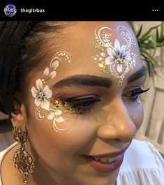 Floral Face Paint, Formal Inspiration, Face Painting Flowers, Eye Face Painting, Festival Face Paint, Festival Paint, Adult Face Painting, Animal Makeup, Festival Face