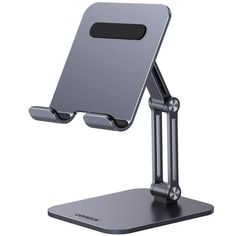 an image of a cell phone holder on a white background with clipping for the camera