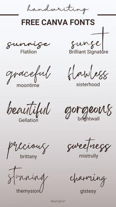 some type of font that is in the middle of different types of handwriting and calligraphy