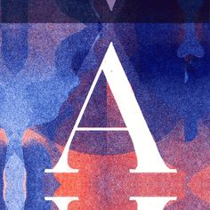 the letter a is placed in front of an abstract background with blue and red colors