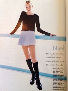 90s French Fashion, 90s Fashion Magazine, 80s Street Style, 1994 Fashion, Seventeen Magazine, A Magazine, 2000s Fashion, Short Skirt