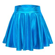 PRICES MAY VARY. Polyester & Spandex. Super stretch, lightweight, breathable and comfortable. Flowy, flared pleated bottom skirt with a bright look, make you edgy, bold and vibrant. High stretchy waist, fit for everyone, show you beautiful leg slender, more sexy. Great for dancing , holidays , cosplay , birthdays , parties , night out , girls' night out or as a costume. Stretch fit makes slipping on a breeze. Please check the size chart below " Product Description " to ensure your order. Size ch Metallic Pleated Skirt, Campus Style, Pu Leather Skirt, Mini Skater Skirt, Party Rock, Rave Outfit, A Line Mini Skirt, Mini Short, Faux Leather Skirt