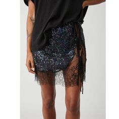 Reposhing This Item I Purchased From @Freepeople. Loved It, But Never Wore It. Questions? Leave A Comment Below! Fringe Sequin Skirt, Slip Mini Skirt, Gold Mini Skirt, Godet Skirt, Black Leather Mini Skirt, Green Mini Skirt, Velvet Mini Skirt, Distressed Denim Skirt, Mini Slip