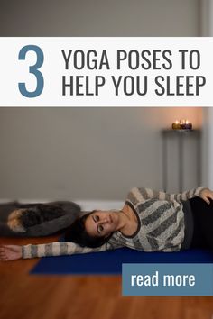 YOGA POSES TO HELP YOU SLEEP - Tips to help you relax before going to bed- Night routine ideas Yoga Before Sleep, Yoga For Sleep, 15 Minute Yoga, Night Routine Ideas, Calm Your Nervous System, Routine Ideas, Unwanted Facial Hair, Calming Music