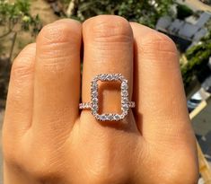 💍 𝐈𝐭𝐞𝐦 𝐃𝐞𝐬𝐜𝐫𝐢𝐩𝐭𝐢𝐨𝐧 💍 Ring Enhancer For Emerald Cut, Radiant Cut, Elongated Cushion Cut Ring, Engagement Ring Jacket, Customizable Ring Enhancer, Ring Guard For Women, Enhancer Wedding Band, Moissanite Ring Enhancer Unique Design and Style By Gelson World.  💍 𝐌𝐄𝐓𝐀𝐋 💍 ✶Solid 10K/14K/18K Yellow/White/Rose Gold ✶ Solid 925 Sterling Silver ✶ Rhodium Plated 💍 𝐒𝐓𝐎𝐍𝐄 💍 ✶ Stone Shape : Round Cut ✶ Stone Type : Moissanite  ✶ Moissanite Color : Near Colorless ✶ Moissanite Cla Ring Guard For Emerald Cut Diamond, Engagement Ring Enhancers, Elongated Cushion Cut, Radiant Engagement Rings, Ring Enhancer, Enhancer Wedding Band, Ring Guard, Cushion Cut Ring, Radiant Cut