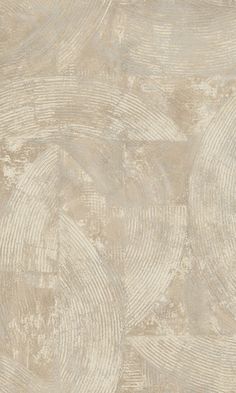 a beige and white wallpaper with circular designs on the surface, as well as circles