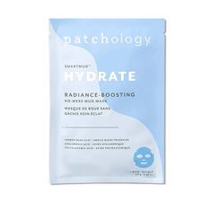 patchology-hydrate-radiance-boosting-no-mess-mud-mask Hydrating Face Mask, Blue Clay, Clear Pores, Mud Mask, Effective Skin Care Products, Improve Skin Texture, Eye Gel, Skin Care Treatments, Dehydrated Skin