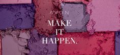 the words make it happen are displayed on an abstract background with multicolored squares