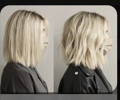 Short Hairstyle Women One Length, Above Shoulder Bob Straight, Above Shoulder Length Hair Blonde, Bluntcut Bob Shoulder Length, Blonde Above Shoulder Length Hair, Edgy Blonde Hair Color, Above Shoulder Blonde Hair, Textured Bob Straight Hair, 2023 Shoulder Length Hair