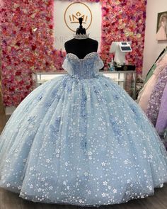 Winter Quinceanera Dresses Light Blue, Light Blue Dress Quinceanera, Sweet 16 Light Blue Dresses, Baby Blue Xv Dresses, Baby Blue Quinceanera Dresses Cinderella, Blue Quinceanera Dresses Cinderella, Pastel Blue Quinceanera Dresses, Light Blue Quinceanera Dresses Cinderella, Blue Quinceanera Dresses With Sleeves