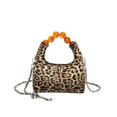 PRICES MAY VARY. High quality pu leather leopard print clutch purse with beads chain for handles Roomy Capacity – 7.3 x 5.1 x 2.9 in/18.5 x 13 x 7.5cm. 1 main zip pocket, capacious enough for mobile phone, toiletry, lipstick, wallet and other small daily essentials Easy to Match - It is suitable for all types of outfits to match. Instantly pull any outfit together with the addition of the Cheetah Print Crossbody Clutch Purse Occasions: the leopard print evening handbag with chain, elegant design Designer Messenger Bag, Crossbody Clutch Purse, Leopard Print Tote, Leopard Clutch, Leopard Tote, Vintage Leopard, Bag With Chain, Printed Clutch, Casual Preppy Outfits