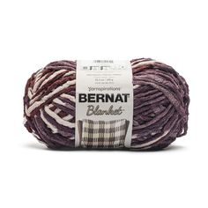 Plum Preserves Blankets To Crochet, Plum Preserves, Crochet Beautiful, Bernat Yarn, Bernat Blanket, Crochet Baskets, Bernat Blanket Yarn, Textured Yarn, Knitting Gauge