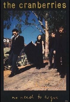 the cranberries'album cover with three people standing in front of a tree