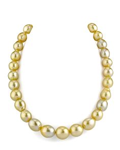 Pearl Trend, Rare Pearls, South Sea Pearl Necklace, Golden South Sea Pearls, 14k Yellow Gold Necklace, Elegant Beauty, Buy Necklace, Pearl Leather, Sea Pearl