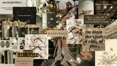 a collage of photos with words and pictures