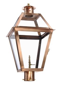 an old fashioned lantern is shown against a white background