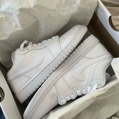 Jordan 1 Low All White Ways To Store Shoes, White Jordan 1 Low, Smart Shoe Storage, Nike Jordan Low, Modern Entryway Ideas, Air Jordan 1 Low White, Low Jordan 1, Jordan 1 Low White, Air Jordan Low