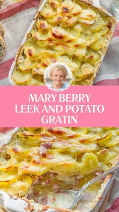 Mary Berry Leek And Potato Gratin Leek And Potato Gratin, Leek Side Dish Recipes, Potato And Leek Gratin, Potato Meals, British Food Traditional, British Bake Off Recipes, Foodie Lover, Leek And Potato, Mary Berg