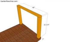 a wooden bench with measurements for the top and bottom part, including an attached shelf