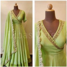 Chania Choli, Designer Anarkali Dresses, Long Gown Design, Anarkali Dress Pattern, Designer Gown, Simple Gowns, Long Kurti Designs, Salwar Kamiz, Indian Gowns Dresses