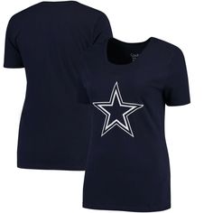 FREE SHIPPING !!!!! Free Shipping First Class Mail (ONLY) in the United States This is for a licensed  NFL Dallas Cowboys Missy Junior's Star Logo Scoop Neck T-Shirt - Navy Made Of 100% Cotton MSRP $34.99  It features the  Dallas Cowboys Logo on the front.   The Team Logo really makes this a great looking Shirt and a must have for any Football fan !!! Be sure to add me to your  favorites list    ________________________________________  Same day shipping  See pictures for details  The NFL Season Dallas Cowboys Women, Cowboys Logo, Dallas Cowboys Logo, Cowboys Nfl, Nfl Dallas Cowboys, Short Shirt, Cowboys Shirt, Nfl Season, Star Logo