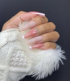 Delicate Long Nails, Nails Desing, Acrylic Nail Designs, Long Nails, Nail Design, Nail Inspo, Acrylic Nails, All In One, Manicure