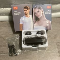 5.1 F9 Wireless Earbuds F9 Earbuds, Noise Cancelling Earbuds, Headphone With Mic, Sports Headphones, Phone Calls, Black Headphones, Earbud Headphones, Wireless Earbuds