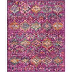 Safavieh Madison Ember 8' X 10' Rug Available in Blue, Fuchsia What you get: 1 area rug Rug item dimensions: 8' X 10' Rug color: Blue, Fuchsia Rug construction: Power Loomed Rug material: 100% Polypropylene Rug pile height: .25" Copy: The Madison Collection of high styled transitional carpets brings modern styling and brilliant colors to classic area rug design. Each rug in this marvelous collection is the latest in fashion-smart floor coverings specially designed for today's lavish contemporary Transitional Carpet, Mod Decor, Transitional Home Decor, Floral Area Rug, Transitional House, Floral Area Rugs, Rectangular Rugs