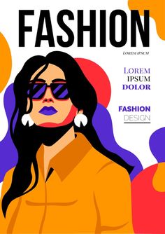 a woman with sunglasses on her face and the words fashion