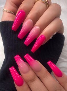 - pink gel coffin nails, Hottest and trendy ombre coffin nails, natural coffin nails, coffin nails nuetral,pretty coffin nails,arylics nails coffin,long nails coffin,summer nails #coffin #ombreCoffin #SummerNails Gel Coffin, Ombre Coffin Nails, Ombre Coffin, Pink Ombre Nails, Nails Natural, Pink Gel