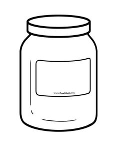 a jar filled with food coloring pages