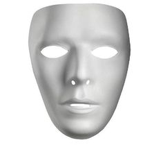 These plain white plastic masks are perfect for Halloween, cosplay, Jabbawockeez, spirit week, sporting events, making your own masks, theatrical productions, purge, dress up and more! One size fits most adults and teens. Hand wash or spot clean with a damp cloth. Other costumes and accessories are sold separately on our page – subject to availability. Phantom Mask, Blank Mask, Drama Masks, Mascaras Halloween, Plastic Mask, White Face Mask, Female Mask, White Costumes, Half Mask