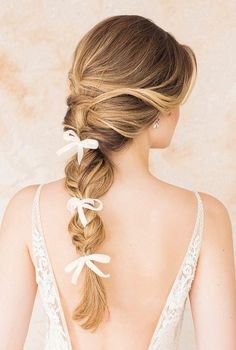 Wedding Braid, Hair Doo, Flower Braids, Wedding Braids, Bubble Ponytail, Hair Upstyles, Hair Locks, Princess Hairstyles, Women Life