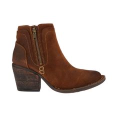 Born® Alana Suede Leather Double-Zip Ankle Boot - 20957570 | HSN Suede Leather, Me Too Shoes, Ankle Boot, Boots, Leather