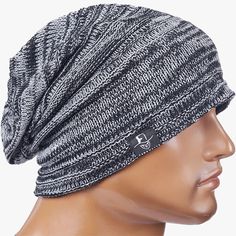 The beanie for men and women Stretchy and Oversized beanie, fit for the most. 60% polyester and 40% acrylic. For summer and winter.