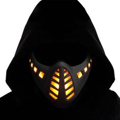 PRICES MAY VARY. 🅥 【 𝐂𝐨𝐬𝐩𝐥𝐚𝐲 𝐏𝐮𝐧𝐤 𝐇𝐞𝐥𝐦𝐞𝐭 𝐌𝐚𝐬𝐤 】Equipped with energy-saving LED lights, the mask offers a battery life of at least 4 hours. Designed with a one-button light switch located below the mask for freely turn the masks lights on or off. 🅥 【 �𝐅𝐢𝐭𝐬 𝐀𝐥𝐥 𝐇𝐞𝐚𝐝 𝐒𝐢𝐳𝐞𝐬】designed with an adjustable hook and loop fastener around the head, connecting with the mask, making it easy to install and remove for users. 🅥 【 𝐀𝐮𝐭𝐡𝐞𝐧𝐭𝐢𝐜 𝐃𝐞𝐭𝐚𝐢𝐥𝐬 】The elabo Techwear Mask, Futuristic Mask, Cyberpunk Mask, Cyberpunk Cosplay, Music Festival Accessories, Unique Masks, Halloween Party Props, Film Props, Led Mask