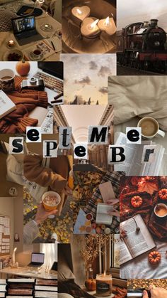 a collage of photos with the words selime spieder