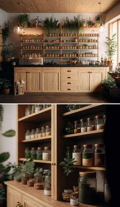 une image stylisée d'un magasin d'herboristerie Herbal Medicine Cabinet, Apothecary Design, Herbal Shop, Apothecary Decor, Herb Shop, Apothecary Cabinet, Herbal Apothecary, Spa Room, Tea Shop