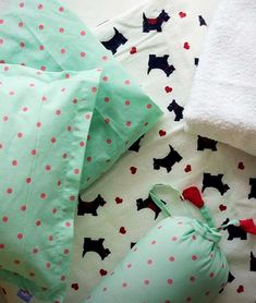 the bedding is neatly made and ready for someone to use it in their home