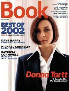 a magazine cover with a woman in business attire on it's front page and the title, book best of 2000