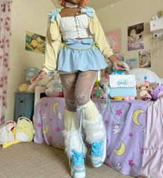 insta angeldust_222 Cute Kpop Concert Outfits, Plus Size Pastel Outfits, Pastel Punk Aesthetic, Softie Outfits, Dino Squad, Outfit Themes, Pastel Punk, E Girl Outfits